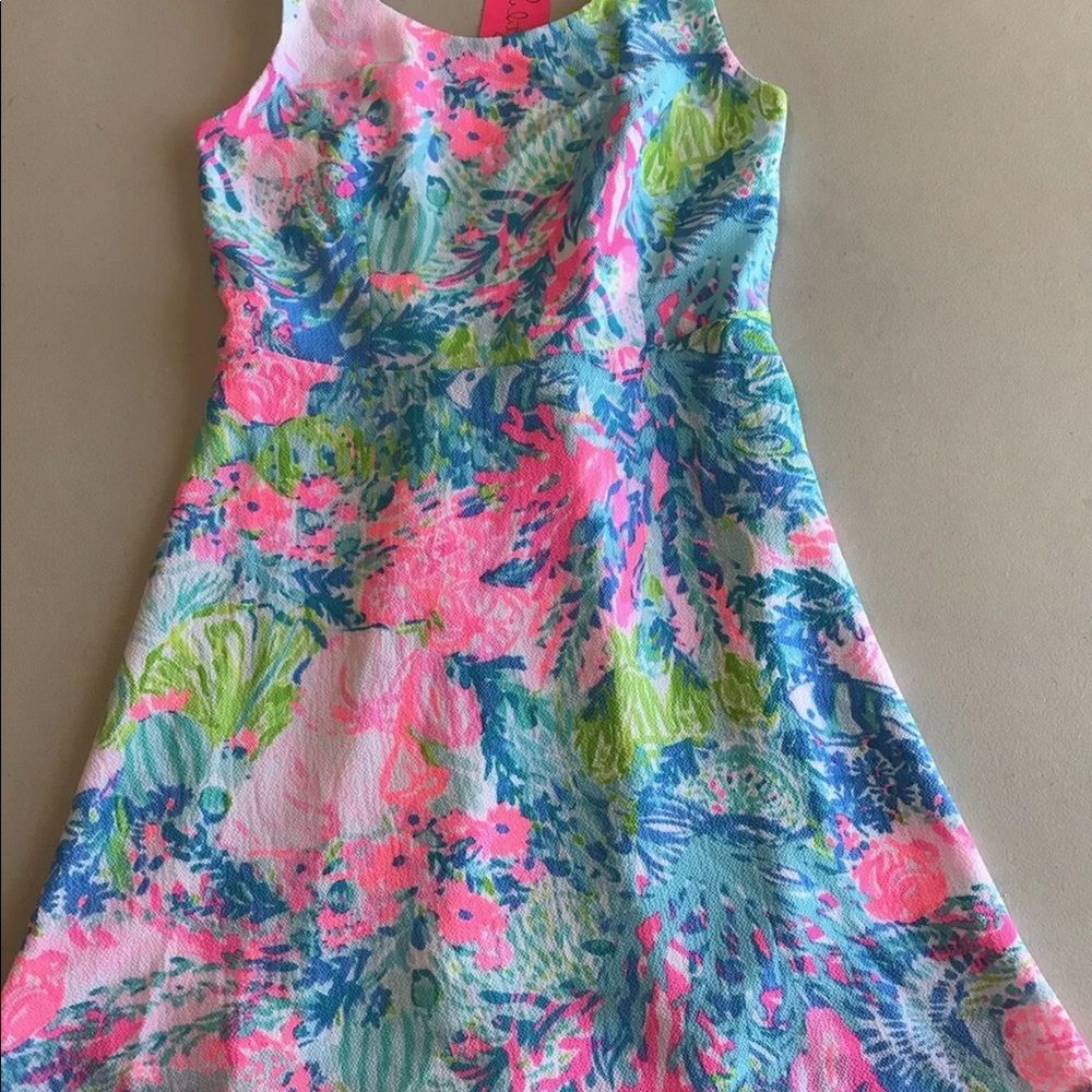 Lilly Pulitzer Daffodil Dress Fished My Wish - Picture 9 of 12